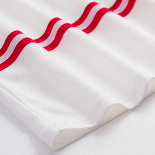 VJGOAL Moda Casual otoño de Las Mujeres Sexy Short Striped Stitching Manga Larga Camiseta Corta Tops Blusa(S,Blanco)