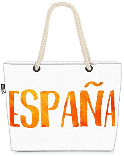 VOID España Bolsa de Playa 58x38x16cm 23L Shopper Bolsa de Viaje Compras Beach Bag Bolso