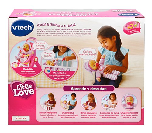 VTech-80-196622 Suave muñeca interactiva para abrazar al dormir. (3480-196622) , color/modelo surtido