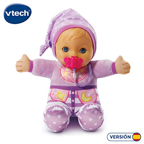 VTech-80-196622 Suave muñeca interactiva para abrazar al dormir. (3480-196622) , color/modelo surtido