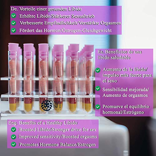 W! Maca Combo Para Mujeres - 90 Cápsulas de Maca Peruana - Suplemento Antioxidante y Antiedad con Ashwagandha, Ginseng y Guaraná - Mejora los Niveles de Energía y la Claridad Mental - Calidad Suiza