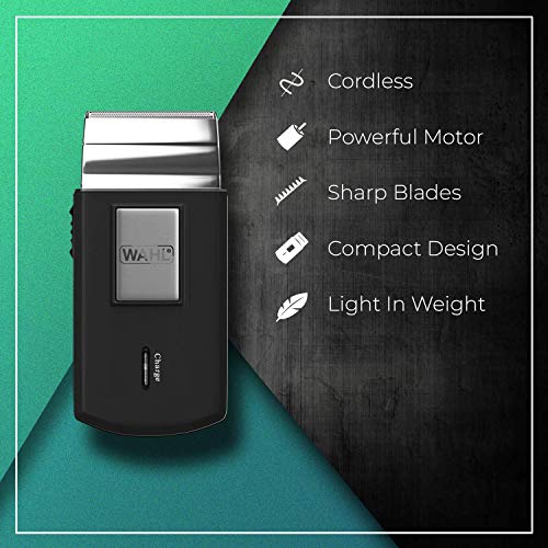 Wahl 3615-0471-Mobile Shaver, Kit para el corte de pelo - 1 unidad, batería, a red;indicadores led;pantalla lcd multifuncional;tapa protectora;recargable