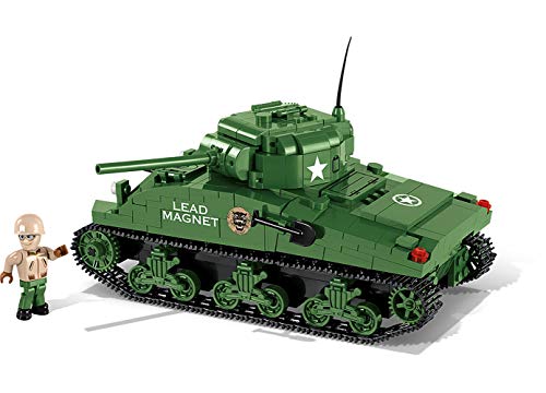 Wargaming - Sherman A1/Firefly, Tanque, Color Verde (COBI 3007)