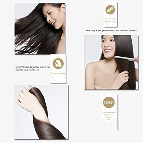 WARMWORD Cabello Reblandecimiento Rociar Cabello para Cabello seco y dañado los Hidrata el Cabello Acondicionador Nutritivo, Acondicionador Exprés Volumen Sin Aclarado Desenreda y No apelmaza