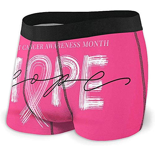 Web--ster Carwayii Blog-Breast-Cancer-Awareness Men 'S Boxer Brief Ropa Interior elástica Ligera y Transpirable Talla XL