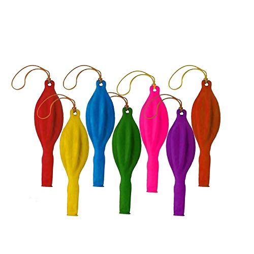 Wedding Decor Grande Látex Globos Boxeo con Banda Elástica para Niños Fiestas Cumpleaños, Bebé Funciones, Decoración de Boda, 12 Inch - Multicolor, Pack of 20