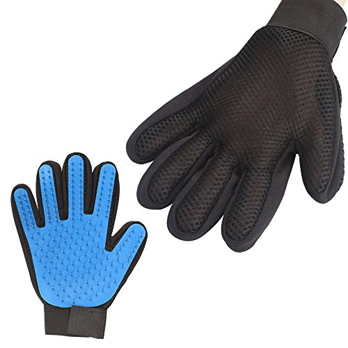 WEHOLY Guantes Guantes de Cepillo para Mascotas, Guantes de Aseo para Mascotas, Limpieza de Gatos, depilación, Productos para Mascotas, Gatos, peines de Limpieza, Accesorios para Gatos