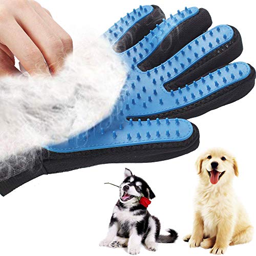 WEHOLY Guantes Guantes de Cepillo para Mascotas, Guantes de Aseo para Mascotas, Limpieza de Gatos, depilación, Productos para Mascotas, Gatos, peines de Limpieza, Accesorios para Gatos
