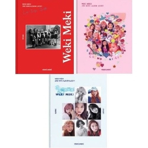 WEKI MEKI - [Lucky] 2nd Mini Album 3 Ver SET CD+Booklet+Polaroid+Card K-POP Sealed