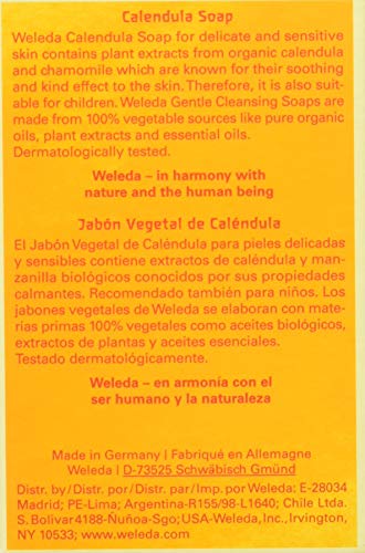 Weleda - 8520 - Jabón Caléndula Pastilla Weleda 100 g