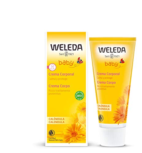 Weleda Calendula Baby Cream - Crema hidratante para el cuerpo, 75 ml