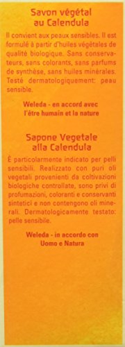Weleda - Jabón vegetal caléndula 100 g, 1 unidad