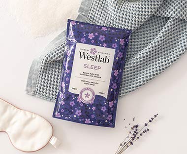 Westlab's Sleep Epsom & Dead Sea sales con lavanda y jazmín, 1 kg