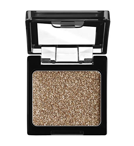 Wet n Wild - Color Icon Glitter Eyeshadow Single - Sombra de Ojos Brillante con una Fórmula Hidratante y Textura Sedosa, Glitter Maquillaje Profesional - Vegan - Color Ámbar Cálido