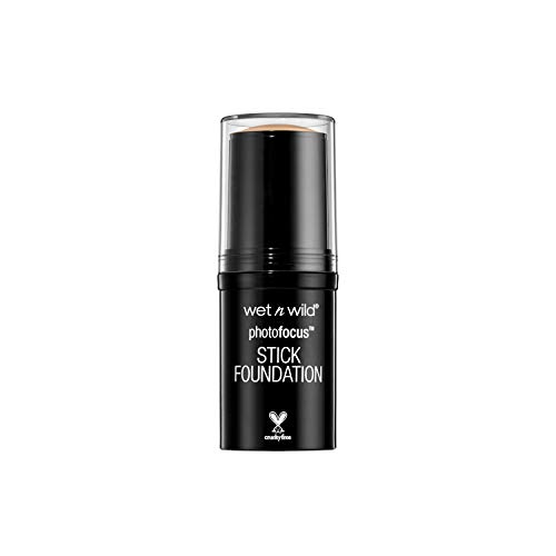 Wet n Wild New Photo Focus Stick Foundation (Soft Ivory) - Base de Maquillaje en formato barra/stick