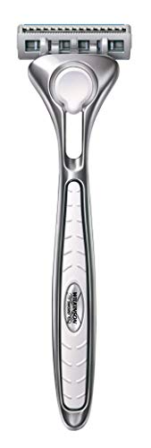 Wilkinson Sword Pack Ffp ECO box Quattro Titanium - Kit de maquinilla de afeitar de 4 hojas de Titanio para hombre + 17 recambios de cuchillas, afeitado manual masculino