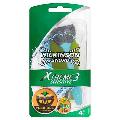 Wilkinson Sword - Xtreme 3 Sensitive - Maquinilla desechable de 3 hojas - 6 unidades