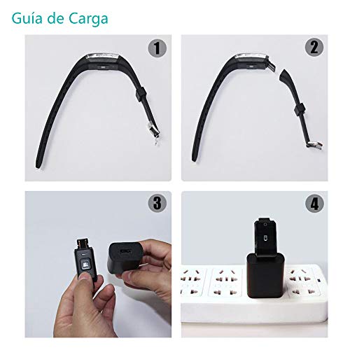 Willful Pulsera Actividad, Impermeable IP68 Pulsera Inteligente con Pulsómetro, Reloj Inteligente para Deporte, Podómetro, Pulsera Deporte para Android y iOS Teléfono móvil para Hombres Mujeres