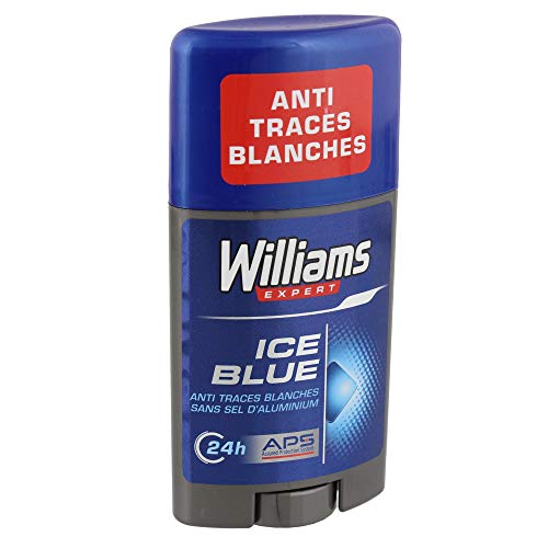 Williams Expert Déodorant Homme Stick Antibactérien, Fraîcheur 24h, Anti-Traces Blanches, Formule Testée Dermatologiquement (Lot de 6x75ml)