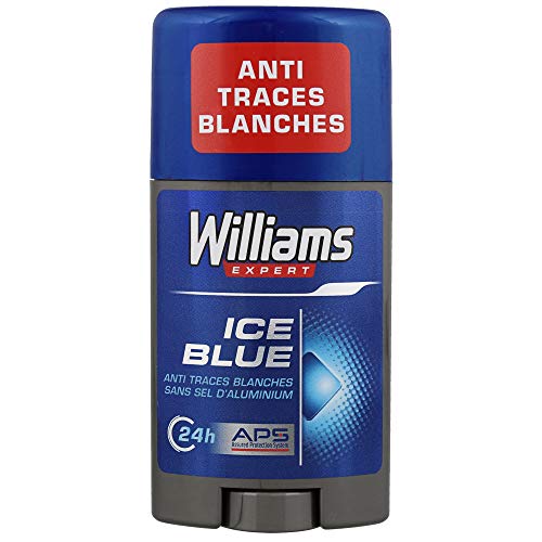 Williams Expert Déodorant Homme Stick Antibactérien, Fraîcheur 24h, Anti-Traces Blanches, Formule Testée Dermatologiquement (Lot de 6x75ml)
