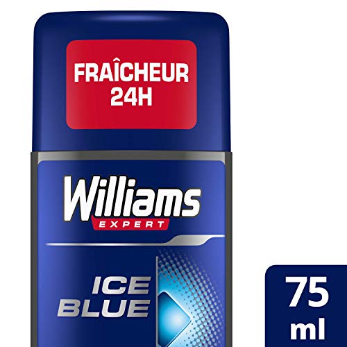 Williams Expert Déodorant Homme Stick Antibactérien, Fraîcheur 24h, Anti-Traces Blanches, Formule Testée Dermatologiquement (Lot de 6x75ml)