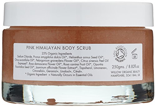 Willow Organic Beauty Butterfly Range Rosehip, Almond & Barbary Fig Pink Himalayan Body Scrub 250 g