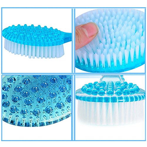 Wiltson Caliente de Piel Seca Suave cerdas Naturales el SPA el Cepillo de Madera baño Cepillo de cerdas SPA Cepillo de Cuerpo con Mango Largo