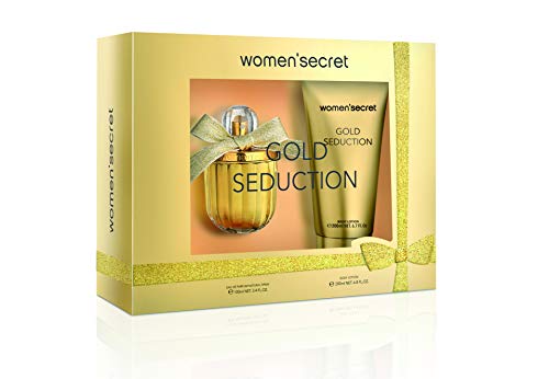 WOMEN SECRET pack gold seduction colonia 100 ml + loción 200 ml