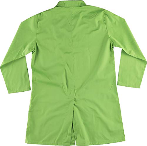 Work Team Bata Unisex con Cierre de Corchetes Ocultos, un Bolso de Pecho y Dos Laterales. Hombre Verde Pistacho XL