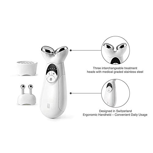 WSN Instrumento de Belleza Micro Actual, Máquina de elevación del Limpiador Facial del depurador de la Piel Facial Máquina de Alta frecuencia para el Estiramiento y reafirmación Facial