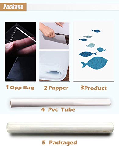 wtnhz Regalo Completo de decoración del hogar de Personajes de películas de Terror Sin Marco