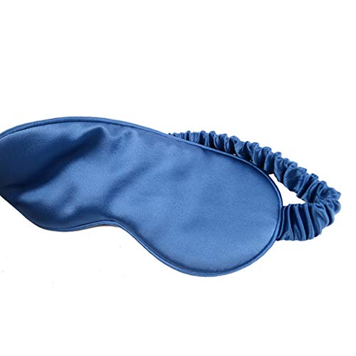 wufeng Máscara de Ojo del sueño del Recorrido el Dormir la Siesta Correa elástica con los Ojos vendados Dormir con los Ojos vendados Correa Unisex de Seda del sueño Visera Noche