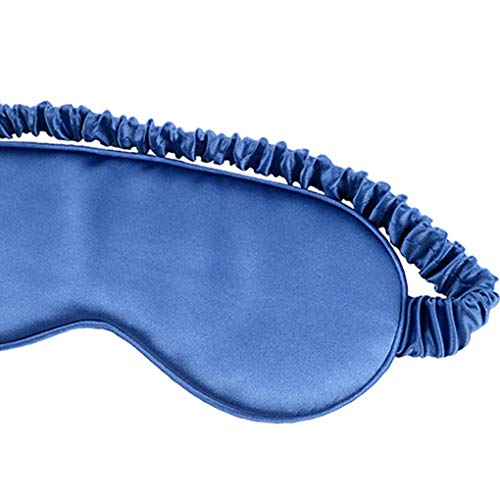 wufeng Máscara de Ojo del sueño del Recorrido el Dormir la Siesta Correa elástica con los Ojos vendados Dormir con los Ojos vendados Correa Unisex de Seda del sueño Visera Noche