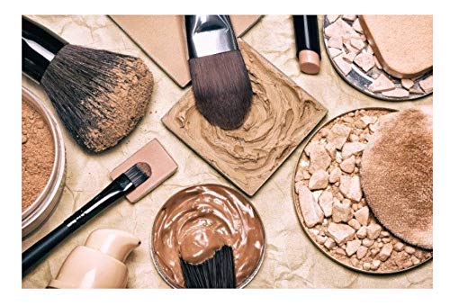 WYNIE Brocha de Maquillaje Mofeta para Polvos Translúcidos Bronceadores Colorete de Pelo Sintetico y Cruelty Free