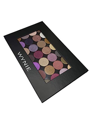 WYNIE Paleta de Sombras de Ojos Magnética Vacía para Godet Labiales Coloretes Capacidad hasta 28 pcs de 3cm de Diámetro