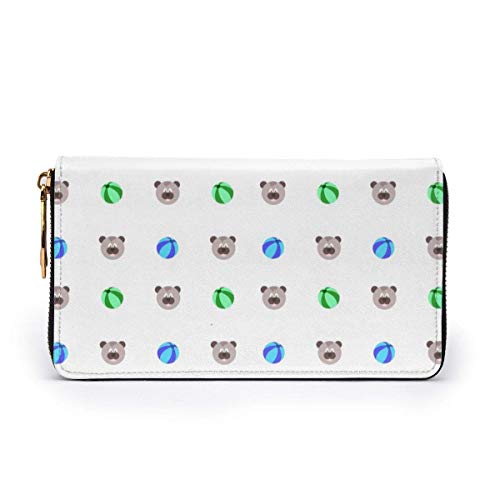 XCNGG Tengyiyi, Soporte para Pasaporte de Viaje de Cuero Genuino, Linda Bola de Koala, Billetera de Viaje, Funda, Tarjetero para Mujeres y niñas