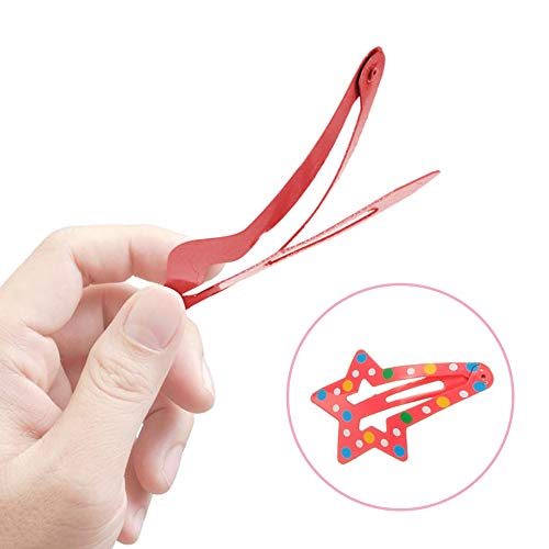 XCOZU 36 Clips de Pelo, Horquillas para el Pelo Niña, Multicolor Pinza de Pelo Clips de Metal Clips para el Pelo Accesorios para Niñas Infantiles