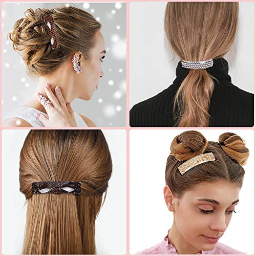 XCOZU Pasadores para el pelo, 6 Unidades Estilo Retro Pasadores de pelo para Cabello Fino y Cabello Grueso, Horquillas Automáticas Grandes Pasadores para el pelo Mujer Niña