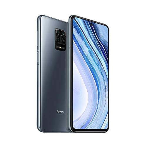 Xiaomi Redmi Note 9 Pro - Smartphone con pantalla FHD+ 6.67" DotDisplay (6 GB+128 GB, cámara cuádruple 64 MP con IA, SnapdragonTM 720G, batería 5020 mAh) Gris [European Version]