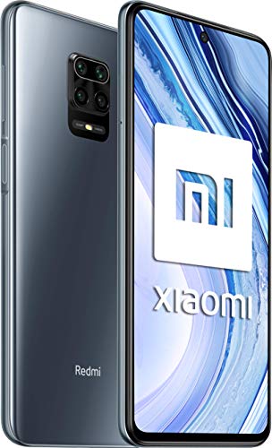 Xiaomi Redmi Note 9 Pro - Smartphone con pantalla FHD+ 6.67" DotDisplay (6 GB+128 GB, cámara cuádruple 64 MP con IA, SnapdragonTM 720G, batería 5020 mAh) Gris [European Version]