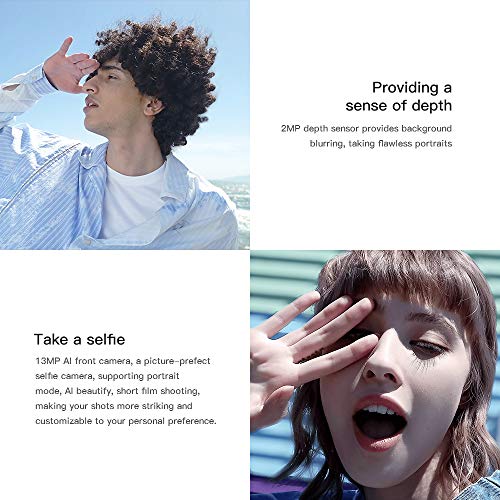 Xiaomi Redmi Note 9 Teléfono 4GB RAM + 128GB ROM, Sin NFC, 6,53” Pantalla Completa, MTK Helio G85 Procesador Octa-Core, 13MP Frontal y 48MP+8MP+2MP+2MP AI Quad Cámara Trasera Versión Global (Verde)