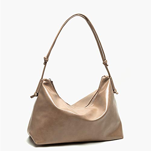 xinruizhi Estilo de diseño de nicho de otoño e invierno Bolsa de asas de cera de aceite salvaje Bolsa de fitness con correa de hombro de cuerda