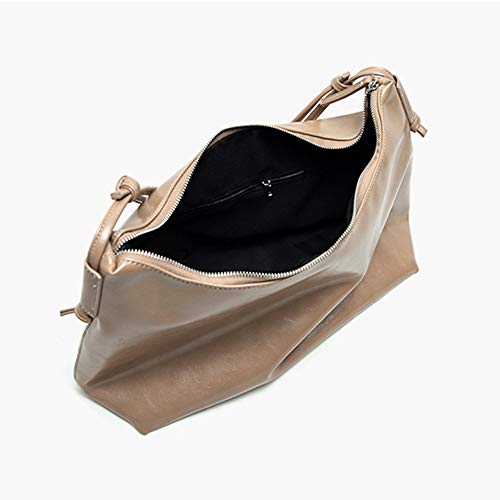 xinruizhi Estilo de diseño de nicho de otoño e invierno Bolsa de asas de cera de aceite salvaje Bolsa de fitness con correa de hombro de cuerda