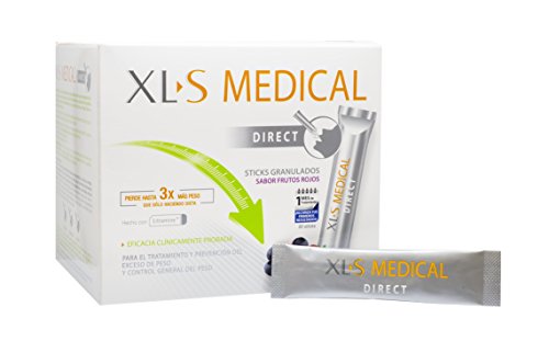 XLS-Medical Direct Captagrasas - 90 sticks (1 mes) - Producto Sanitario para el tratamiento y la prevención del exceso de peso y para el control general del peso