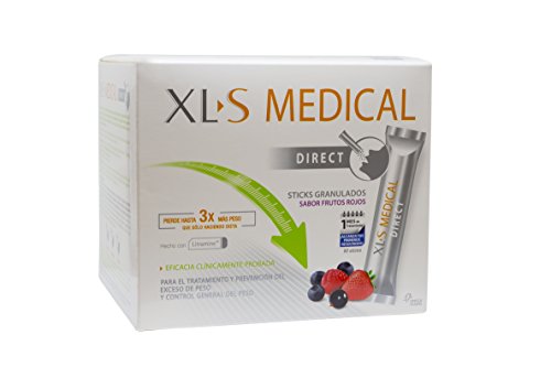 XLS-Medical Direct Captagrasas - 90 sticks (1 mes) - Producto Sanitario para el tratamiento y la prevención del exceso de peso y para el control general del peso