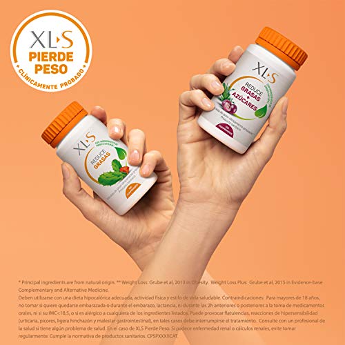 XLS Pierde Peso - Reduce Grasas - Con ingredientes naturales que evitan la acumulación excesiva de grasa - Para adelgazar de forma saludable - Clínicamente probado - 150 Unidades