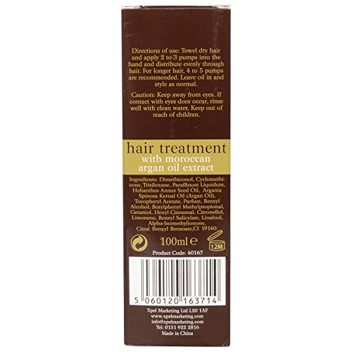 Xpel 40167 - Tratamiento para el cabello con aceite de argán (100 ml)