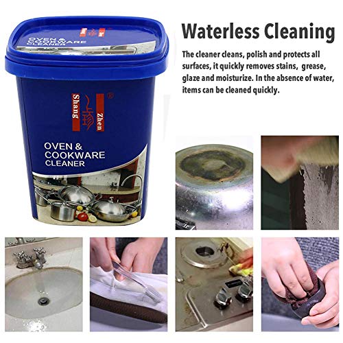 Xploit Limpiador Multifuncional Crema detergente Fuerte para Cocina Utensilios de Cocina de Acero Inoxidable mágico Limpiador de Cocina Fórmula de Planta Natural