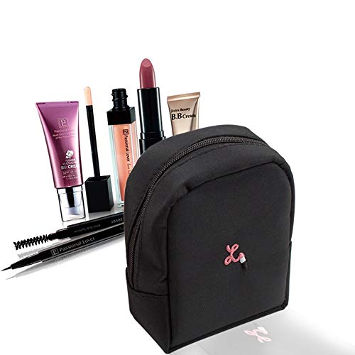XWYSNH Bolsa de aseo Bolsa de maquillaje pequeña Personalizada for mujeres Chicas Bolsa de cosméticos Barra de labios portátil Bolsa de brillo de labios Bolsa de artículos de tocador cosméticos S6N8H3