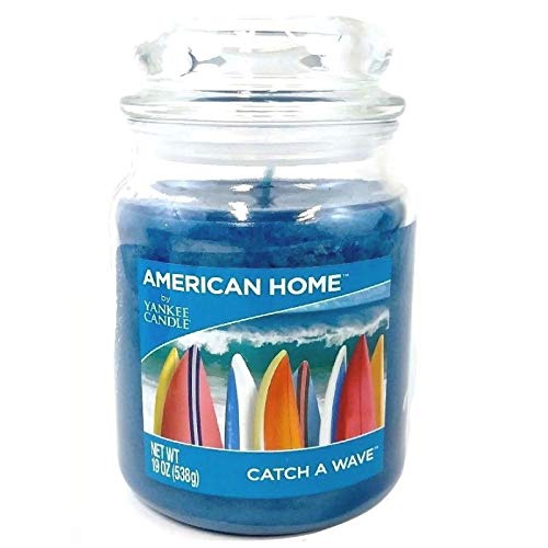 YANKEE CANDLE - Vela aromática en Tarro de Cristal de 538 g (colección American Home, 538 g), Color Azul